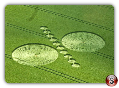 Crop circles - Alton Barnes Wiltshire UK 2014