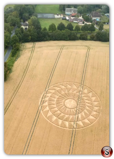 Crop circles - Woolstone Oxfordshire 2020 