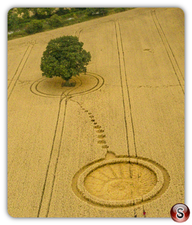 Crop circles - Wotton Wawen Warwickshire 2017