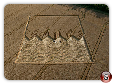 Crop circles - Devils Den Wiltshire UK 2012