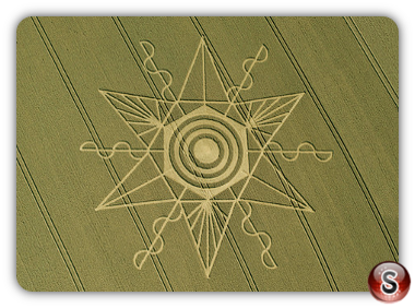 Crop circles - Gussage St Andrews Dorset 2014