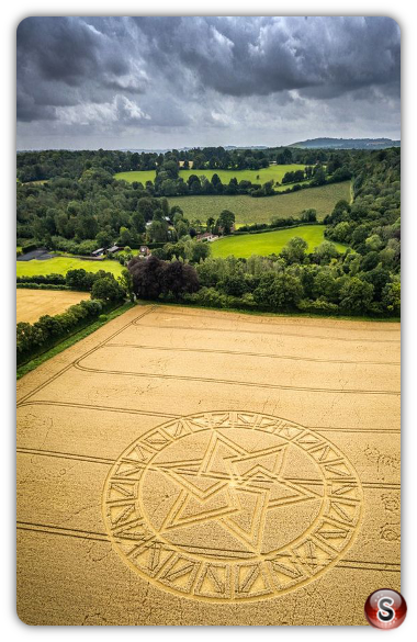 Crop circles - West Meon, Hampshire 2021