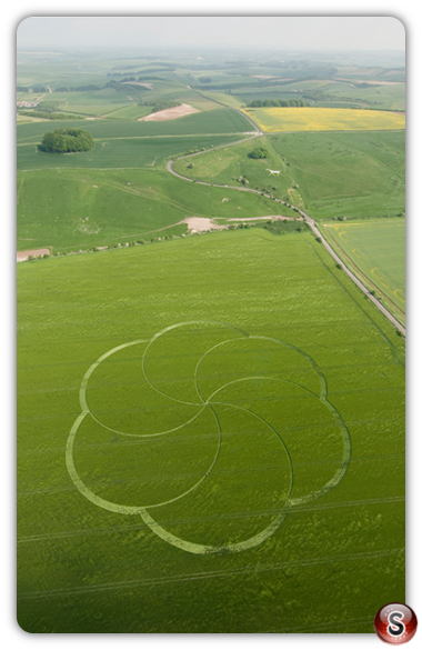 Crop circles - Hackpen Hill Wiltshire 2008
