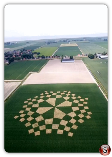 Crop circles - Udebiltdijk Friesland 2018