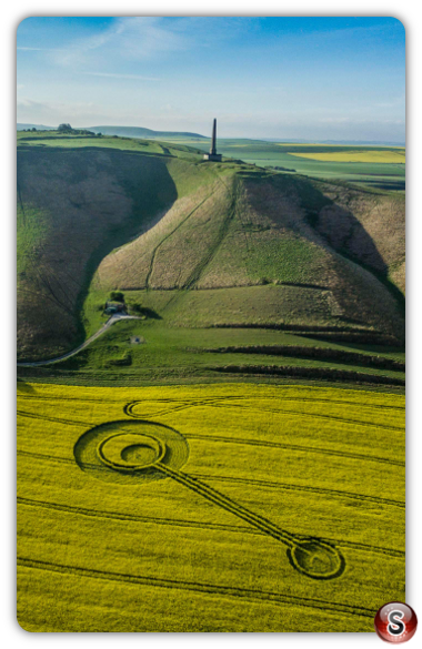 Crop circles - Cherhill Wiltshire 2017