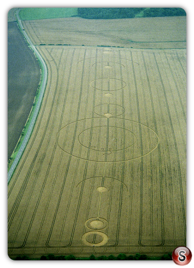 Crop circles - Uffington Oxfordshire 1994