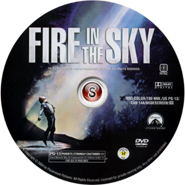 Fire in the sky - Bagliori nel buio Cover DVD