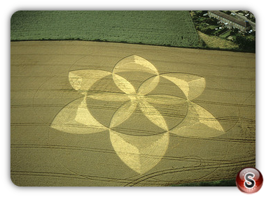 Crop circles - Englishcombe nr Bath Somerset 2001