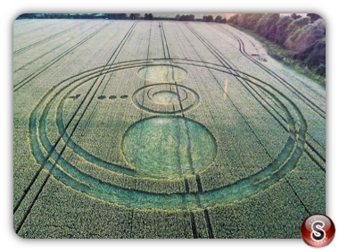 Crop circles - Sutton Hall Essex 2014
