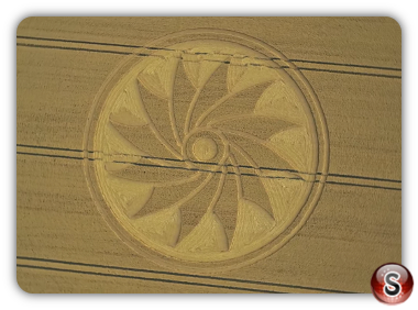 Crop circles - Clifford's Hill Wiltshire 2018