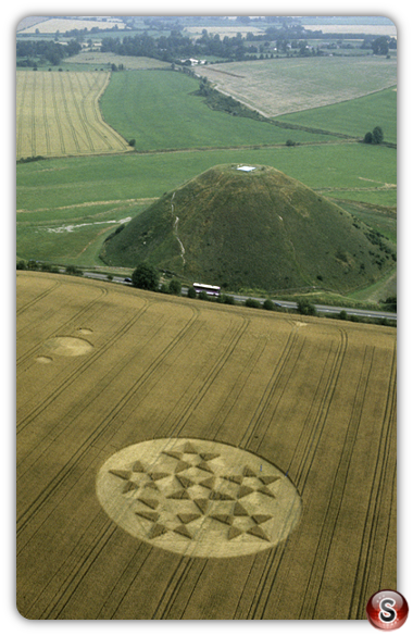 Crop circles - Silbury Hill Avebury Wiltshire 2000