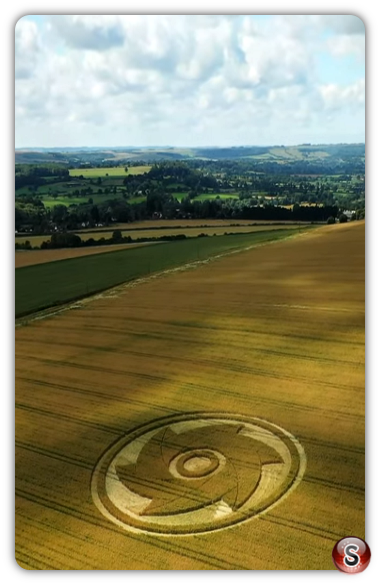 Crop circles - Etchilhampton Wiltshire 2020