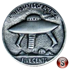 Alien coin 5 cent