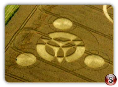 Crop circles - Broadbury Banks Wiltshire 2000
