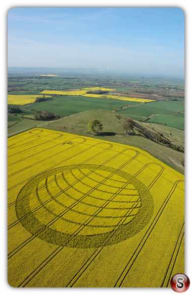 Crop circles - Olivers Castle Wiltshire 2007