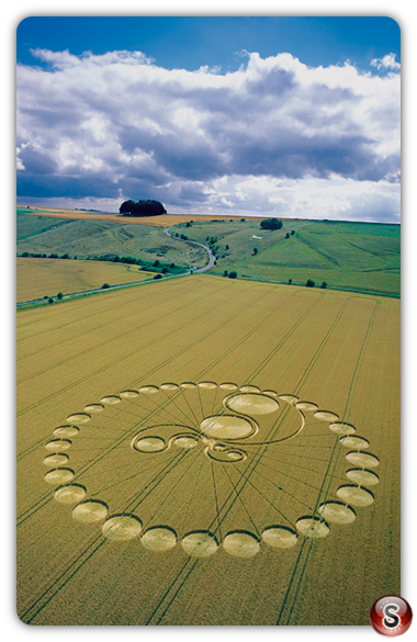 Crop circles - Hackpen Hill Wiltshire 2003