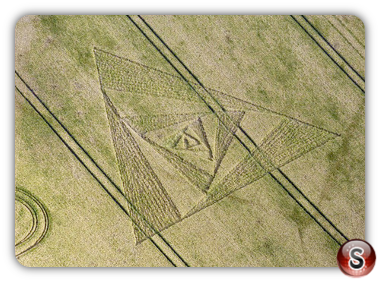 Crop circles - Chirton nr Devizes  Wiltshire 2011