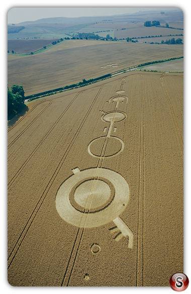 Crop circles - West Overton Wiltshire 2003