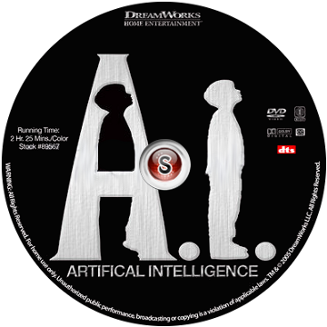 A.I. Intelligenza artificiale Cover DVD