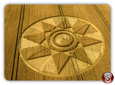 Crop circles - West Kennett Wiltshire 2016