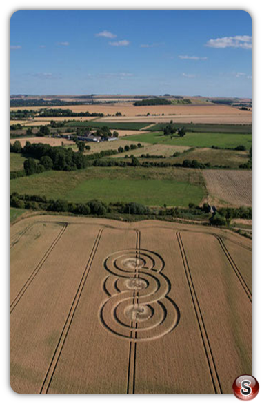 Crop circles - Bishops Cannings Wiltshire 2022