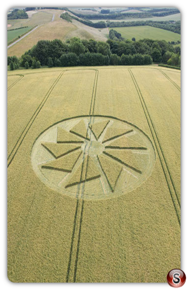 Crop circles - Hackpen Hill  Wiltshire 2022