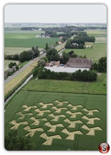 Crop circles - Udebiltdijk Friesland 2018