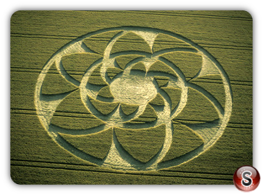 Crop circles - Barbury Castle Wiltshire 2002
