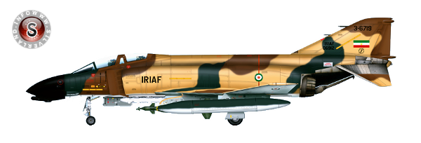 IRIAF F-4 D Phantoms II - rielaborazione grafica Silverland