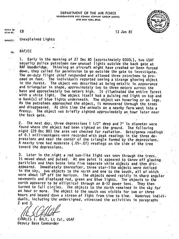 Halt memo