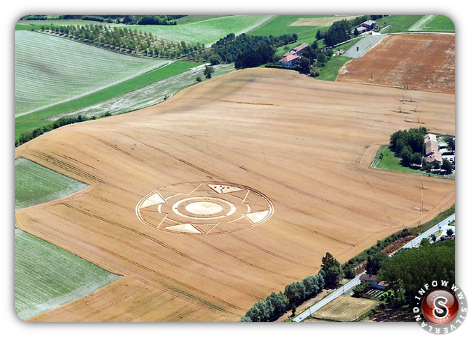 Cerchio nel grano a Robella