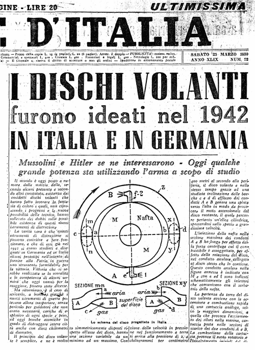 Il Giornale d'Italia" del 24-25 marzo 1950