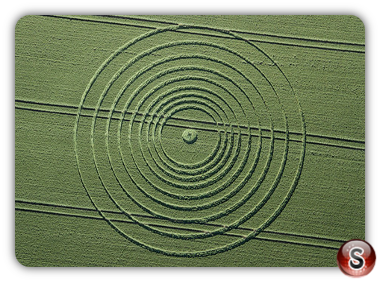 Crop circles - Avebury Wiltshire UK 2013