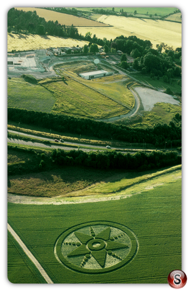 Crop circles - Chilcombe Down Hampshire 2001