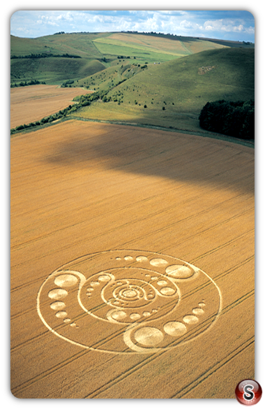 Crop circles - Golden Ball Hill Wiltshire 2001