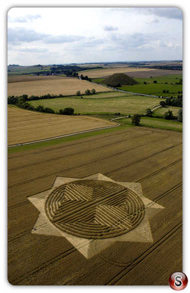 Crop circles - West Kennett Avebury Wiltshire 2004