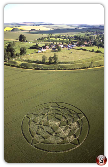 Crop circles - Avebury Wiltshire 2002