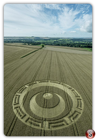 Crop circles - Etchilhampton Wiltshire 2019