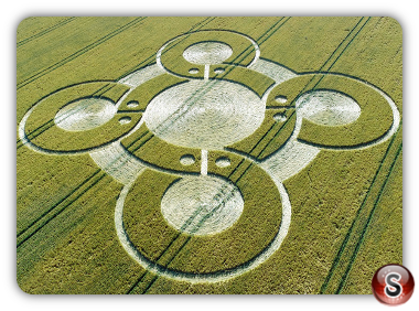 Crop circles - Battlesbury Hill Wiltshire 2017