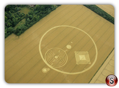 Crop circles - Great Shelford Cambridgeshire 2001