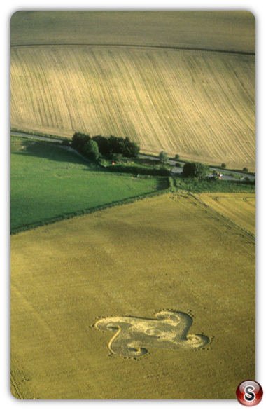 Crop circles - Silbury Hill Wiltshire 1998