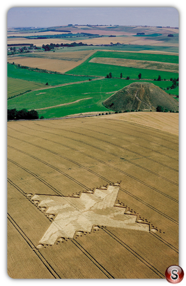 Crop circles - Silbury Hill Wiltshire 1999