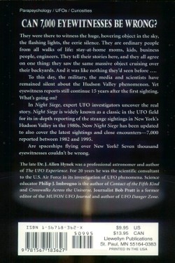 Night Siege: The Hudson Valley UFO Sightings by  Philip J. Imbrogno, Bob Pratt , Dr J. Allen Hynek