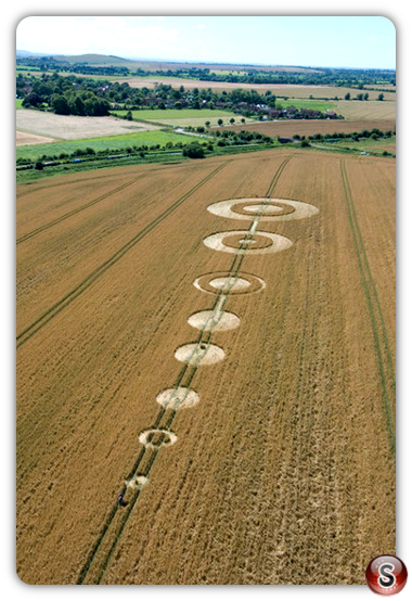 Crop circles - All Cannings Wiltshire 2007