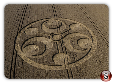 Crop circles - Stanton St Bernard Wiltshire 2019