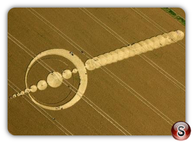 Crop circles - Windmill Hill Wiltshire UK 2012