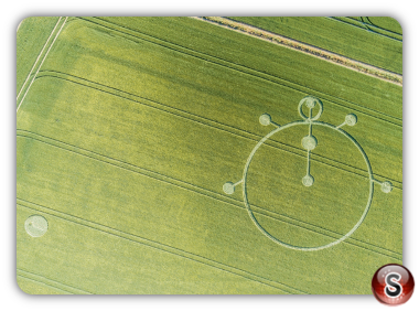 Crop circles - Castello di Yarnbury Wiltshire 2019