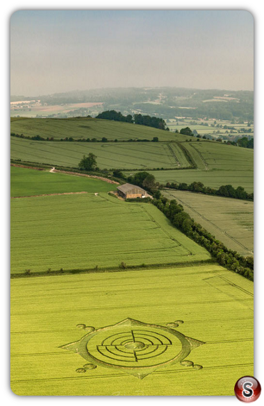 Crop circles - Furze Knoll -  Wiltshire 2023