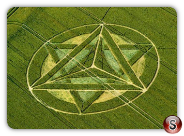 Crop circles -  Foxhill Wiltshire UK 2012