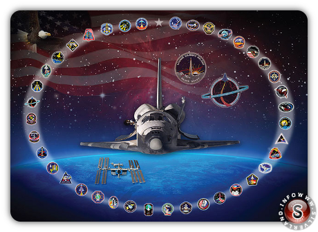 NASA tributo allo Space Shuttle Discovery